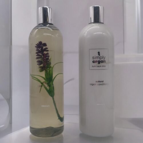 natural argan shampoo and conditioner set 500ml