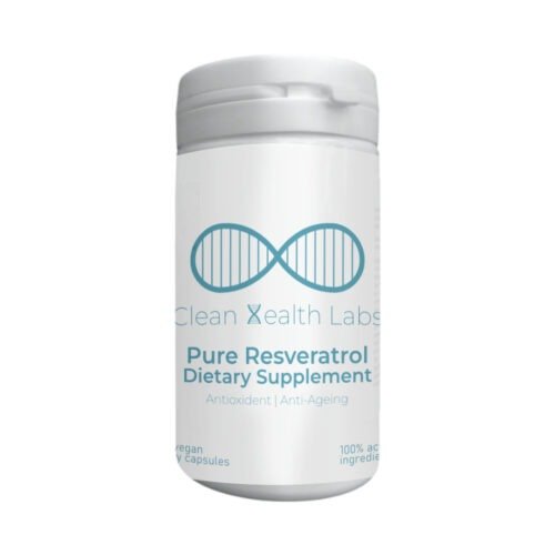 100% Pure Resveratrol Dietary Supplement Capsules